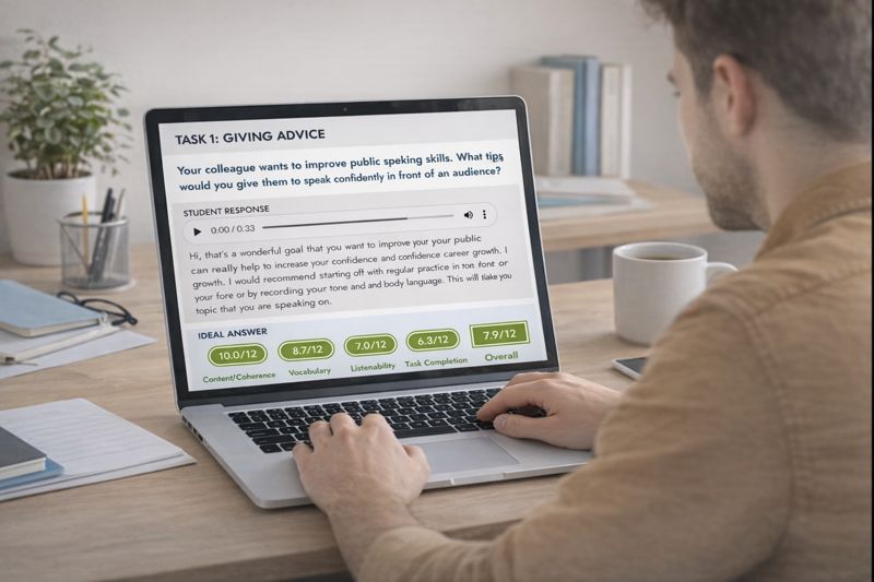 IELTS exam mock test